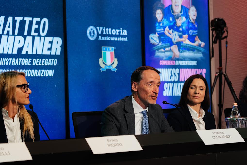 Sei Nazioni Femminile 2026: Vittoria Assicurazioni ospita la conferenza di presentazione del torneo e rinnova il sostegno alle Azzurre